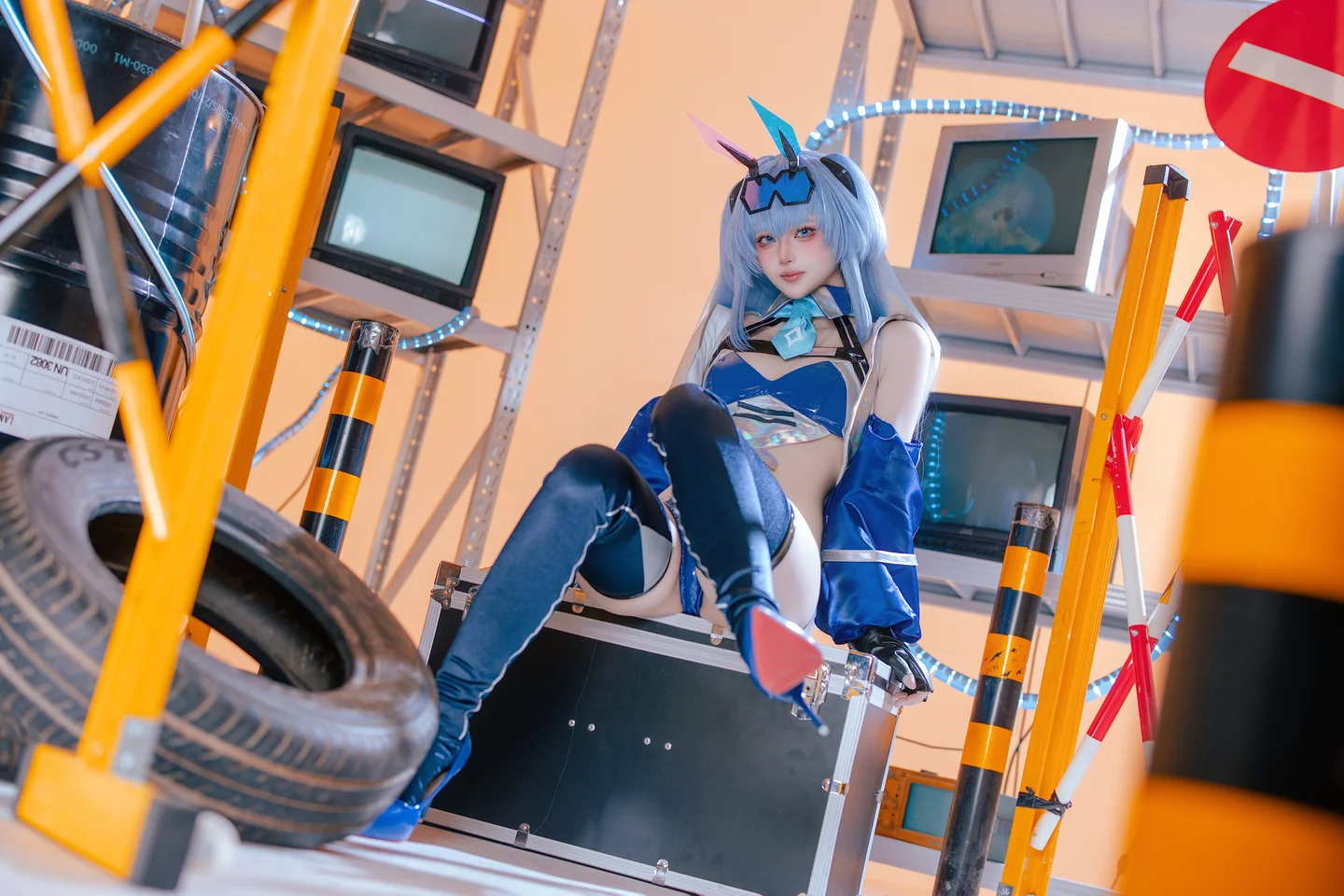 屿鱼 - No.082 碧蓝航线 花园赛车服 [82P-792MB] tg@simisebaisi 【丝足阁】005.webp